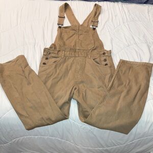 Ziggy Tan denim Overalls